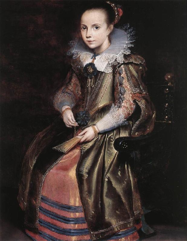 VOS, Cornelis de Elisabeth (or Cornelia) Vekemans as a Young Girl re Sweden oil painting art